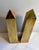 Metal Vintage Italian Brass Obelisks, 1970's - A Pair For Sale - Image 7 of 12