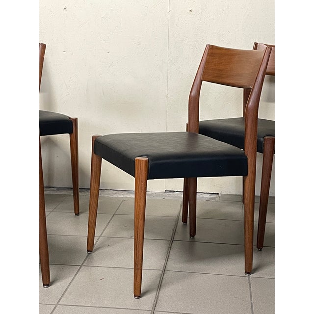 Wood Vintage Scandinavian Chairs, 1960s, Set of 6 For Sale - Image 7 of 18