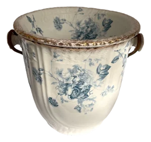 Antique Edwardian Ceramic Slop Jar by John Maddock & Sons, 1890s