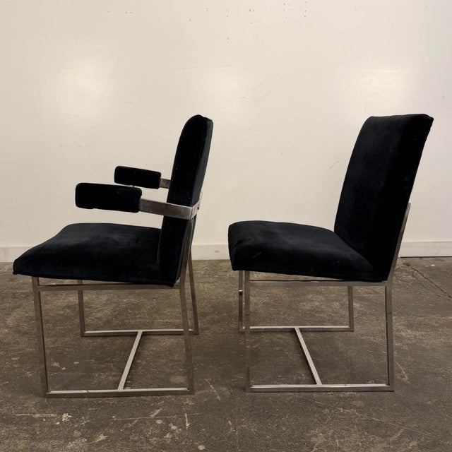 Set of 6 Milo Baughman for Thayer Coggin Dining Chairs For Sale In Cleveland - Image 6 of 12