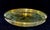 This round brass tray features a classic gallery edge, defined by its raised, slatted railing design. Its aesthetic...