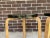 Alvar Aalto Pair of Vintage Model 60 Painted Stools Attributed to Alvar Aalto For Sale - Image 4 of 15