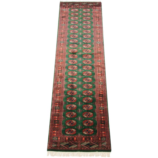 1980s Vintage Fine Bokhara Rug Runner - 2'6" X 9'10" For Sale - Image 5 of 7