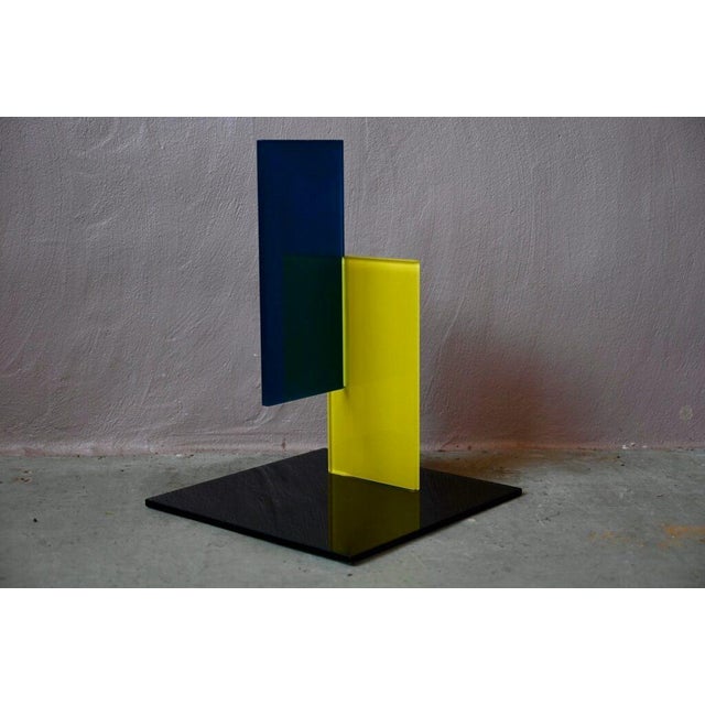 Glass Multicolored Colored Glass Sculpture, 1980s For Sale - Image 7 of 8