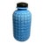 Antique Atterbury Opaque Blue Waffle Pattern Sugar Shaker, c. 1880 For Sale