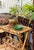 Vintage Bamboo Collapsible Butler Table With Wine Storage For Sale - Image 12 of 12
