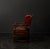 Vintage Leather Chimney Armchair 1920s For Sale - Image 6 of 18