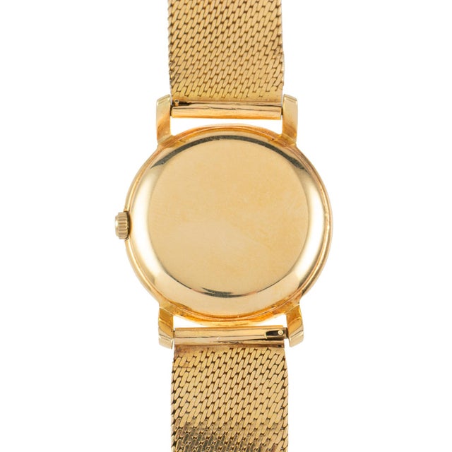 Patek Philippe Patek Philippe Geneve Vintage 2506 Manual 18k Gold Mesh Bracelet Watch For Sale - Image 4 of 12