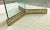 Transparent 1970s Pace Collection Glass Dining Table With Double Pedestal Glass and Brass Base For Sale - Image 8 of 11