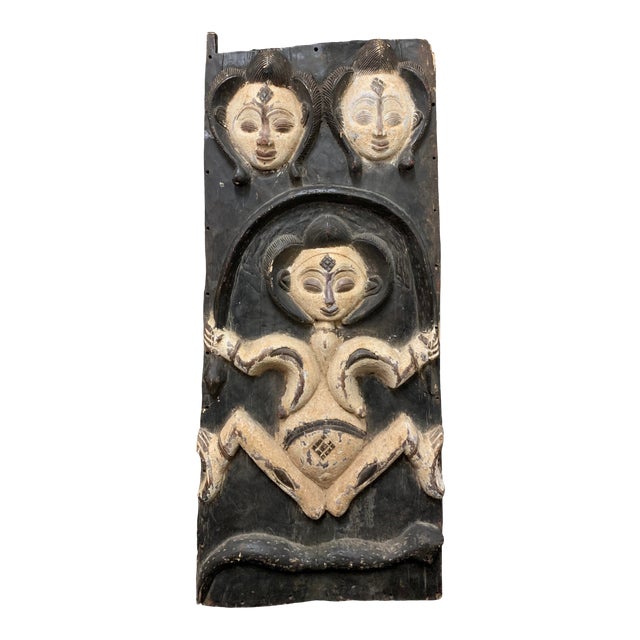 African Art Tribal Art Large Door From Punu Tribe Gabon For Sale