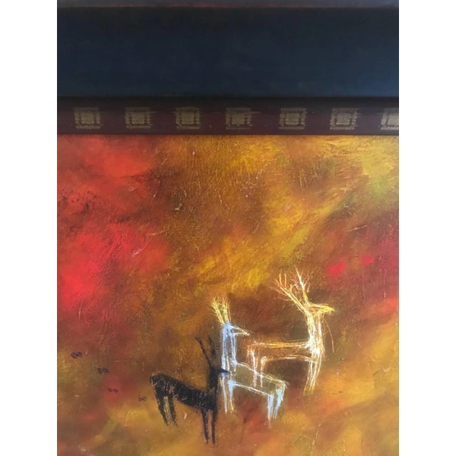 Striking and Large Horizontal Contemporary Painting For Sale In Philadelphia - Image 6 of 8