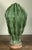 Green Large Italian Terracotta and Green Glazed Ceramic Cactus Sculpture For Sale - Image 8 of 12