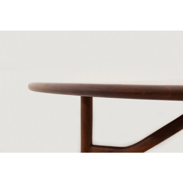 Sam Maloof Dining Table, Solid Walnut, 1959 For Sale - Image 13 of 16