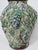 Ceramic Vintage French Country Majolica-Style Grape Vine Pottery Vase For Sale - Image 7 of 12
