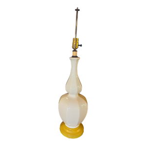 Mid 20th Century Mid Century Modern Ceramic Double Gourd Lamp