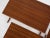 Midcentury Danish nest of 3 side tables in teak by Kai Kristiansen for Vildbjerg For Sale - Image 6 of 11