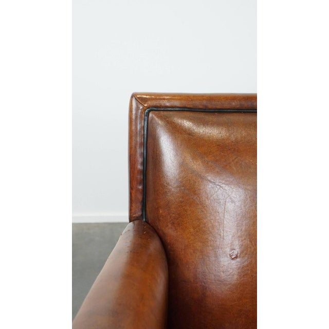 Art Deco Two-Seater Sofa in Sheepskin For Sale - Image 10 of 16