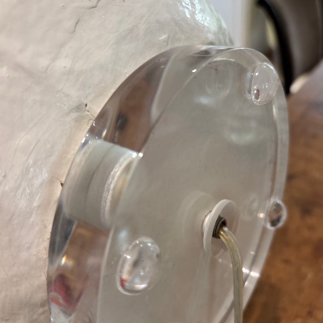 White Vintage Stray Dog Designs Table Lamps - a Pair For Sale - Image 8 of 8