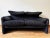 Italian Black Two-Seater Loveseat Sofa by Vico Magistretti for Cassina, 1980s For Sale - Image 5 of 13