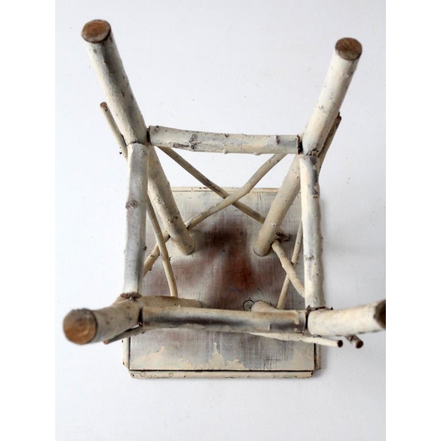 Antique Adirondack Twig Side Table For Sale - Image 16 of 17