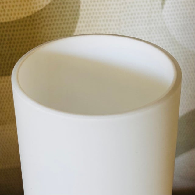 Mid Century Teak and Glass Table Lamps - Set of 2 For Sale - Image 9 of 14