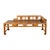 Brown Qing Dynasty 19th Century Lady's Opium Rattan Seat Daybed with Pillow For Sale - Image 8 of 12