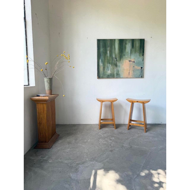 Modern JF Caron, Abstract Water Lilies, 20th Century, Painting on Canvas For Sale - Image 3 of 18