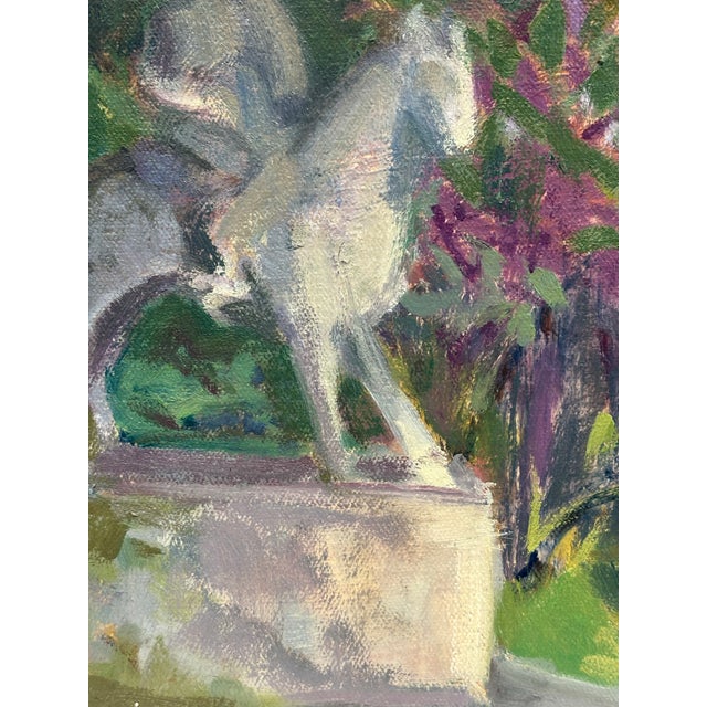 Ragdale Garden, 1989, Oil on canvas, 9 x 11”