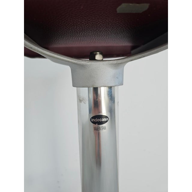 1980s Postmodern Bar Stools attributed to Indecasa attributed to Joan Casas, Spain, 1980s, Set of 4 For Sale - Image 5 of 13