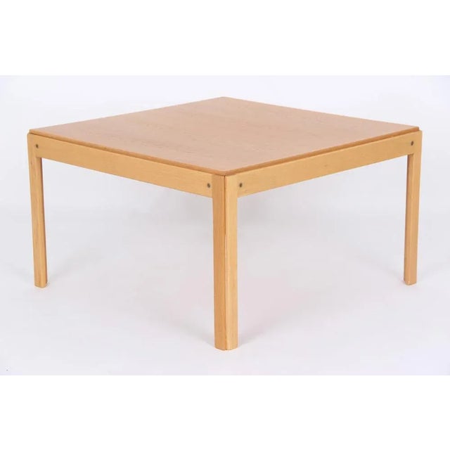 1960s Model Plexus Coffee Table in Oak and Fabric by Illum Wikkelsøe for CFC Silkeborg, 1960s For Sale - Image 5 of 7