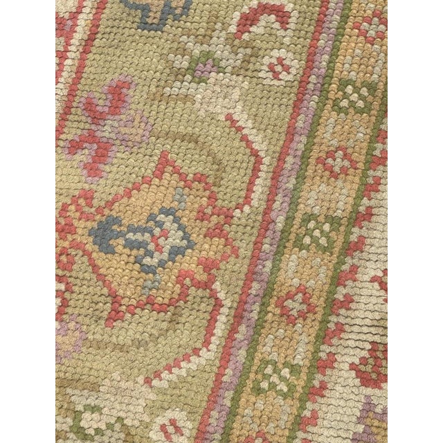 Turkish Ghyordes Oushak Rug, 1890s For Sale - Image 14 of 18