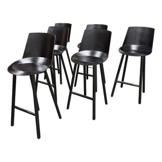 Stefan Diez for E15 Jean Bar Stools, Set of Six For Sale