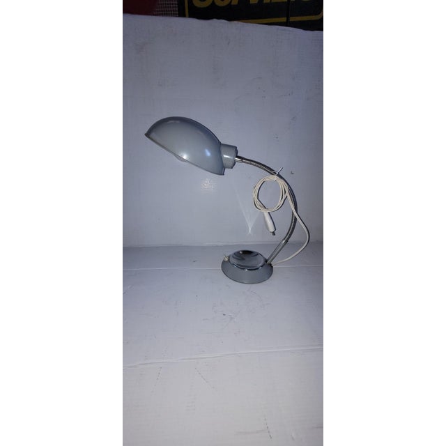 Ministerial Adjustable Polished Steel Table Lamp, 1950s For Sale - Image 10 of 10