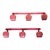 Mid-Century Modern Vintage Stitched Leather Coat Rack by Jacques Adnet, 1950s, Set of 2 For Sale - Image 3 of 9