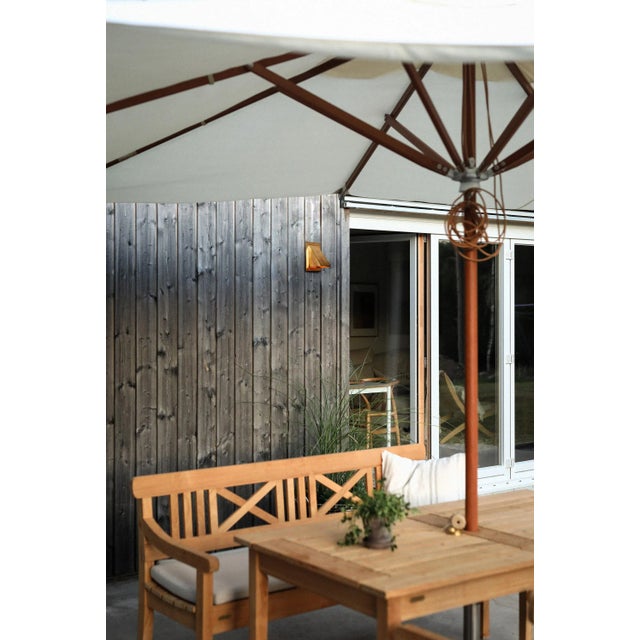 Jonas Bohlin 'Oxid' Raw Brass Outdoor Wall Lights for Örsjö - a Pair. Executed in raw unlacquered and unpolished brass...