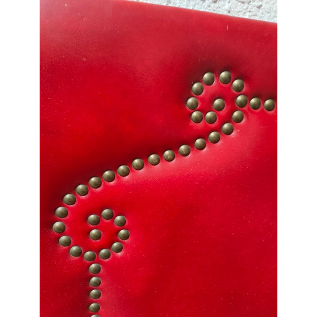 Mid-Century Leather Headboard, Spain, 1970s, in Flawless conditions. Designed 1970 to 1979