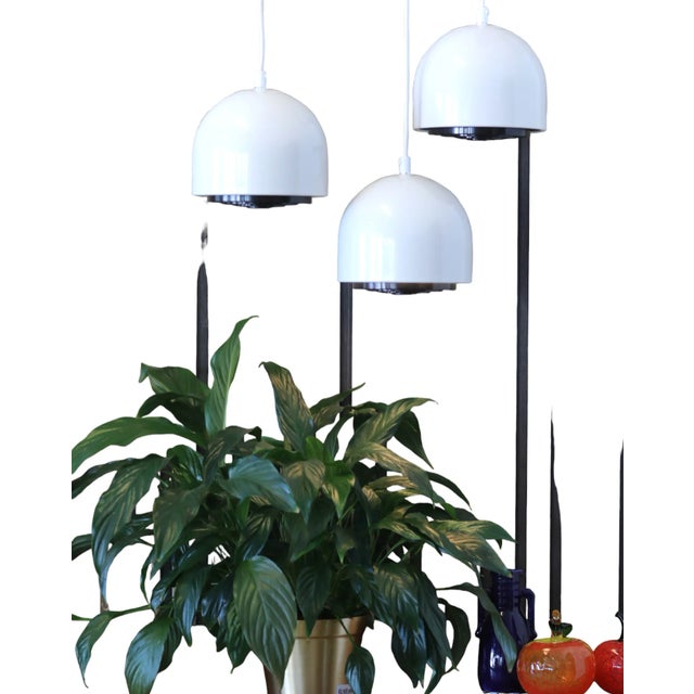 Ceiling Lamp in White Metal, 1960s For Sale - Image 6 of 9