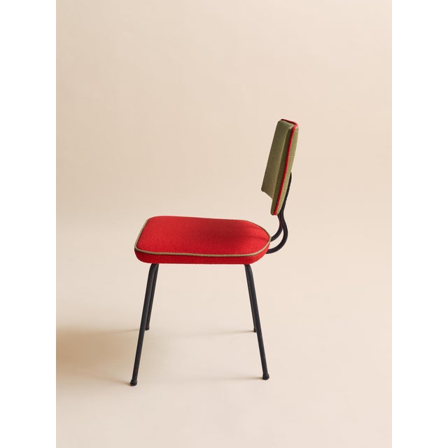The 1950s Mid-Century Modern Colorful Dining Chairs For Sale - Image 10 of 15