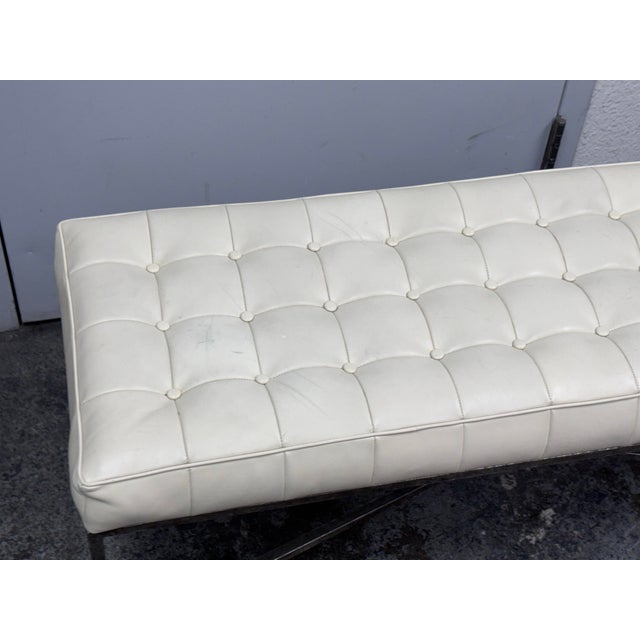 Mid-Century Modern Oly Studio Jonathan Bench For Sale - Image 3 of 12