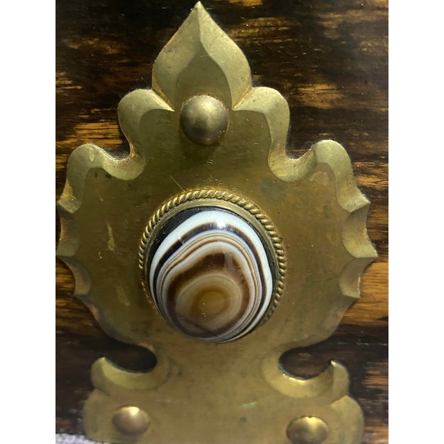 Rare! 19th Century Victorian Letter Box Crafted From Exotic Coromandel Wood For Sale - Image 9 of 18