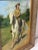 Mid 20th Century Oil Portrait Painting Wild West Buffalo Bill William Frederick Cody on Grey Horse After Rosa Bonheur For Sale - Image 5 of 11