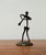 Black Mid-Century Wrought Iron Horseshoe Nail Art Piper Figurine, 1960s For Sale - Image 8 of 15
