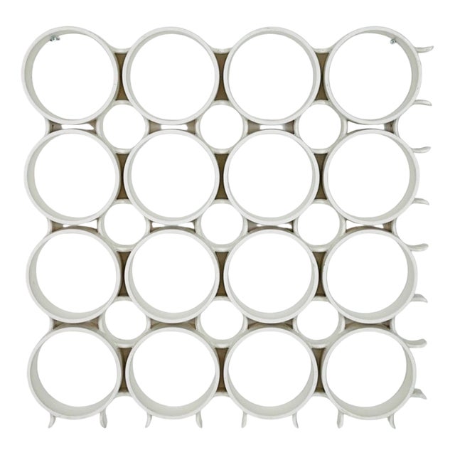 Space Age White Plastic Wall or Ceiling Panels System, Switzerland, 1970s For Sale