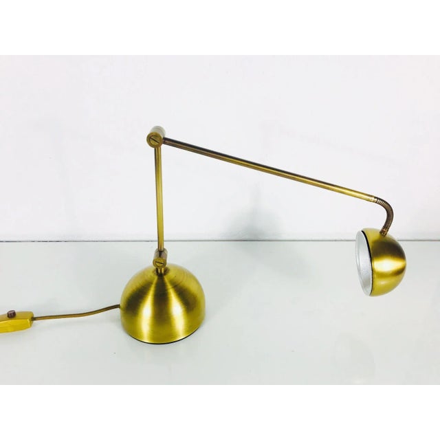 German Brass Table Lamp from Sölken Leuchten, 1970s For Sale - Image 4 of 6