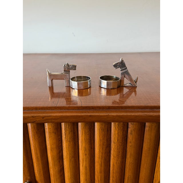 1930s Gallia Christofle Art Deco Silver-Plated Ric & Mac Salt & Pepper, Edouard Marcel Sandoz For Sale - Image 9 of 10