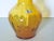 Amber mid century glass vase hand made by Blenko.