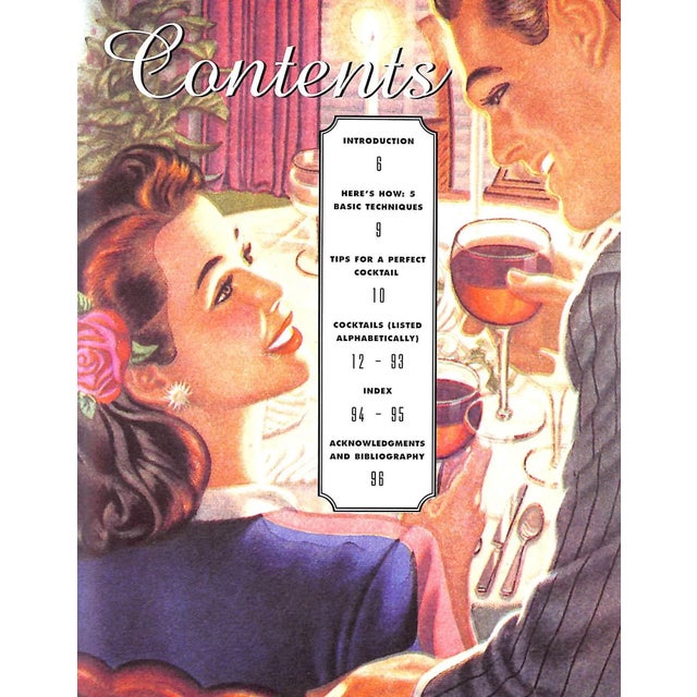 "Vintage Cocktails: Authentic Recipes and Illustrations From 1920-1960" 1999 Waggoner, Susan and Markel, Robert For Sale In New York - Image 6 of 13