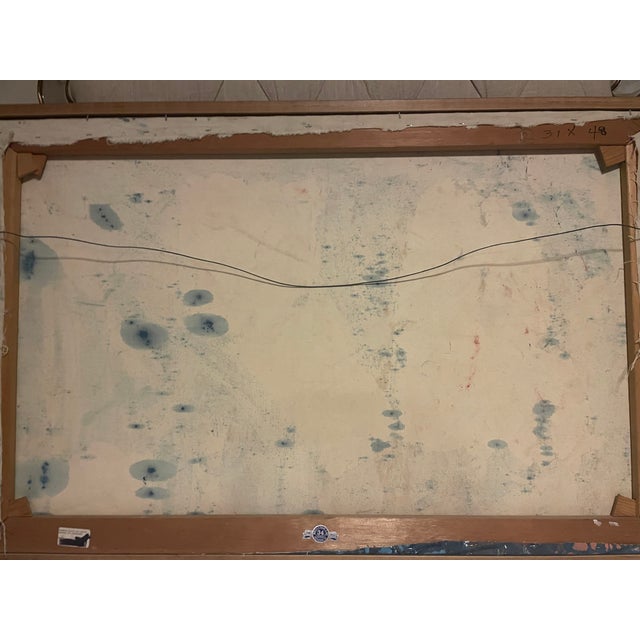 Mae Engron, Original Oil on Canvas Large-Scale Painting Titled "Black and White Woman" For Sale In Greensboro - Image 6 of 6