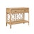 Rustic Matthew Izzo Home Gideon Natural Rattan Two Drawer Console For Sale - Image 3 of 10