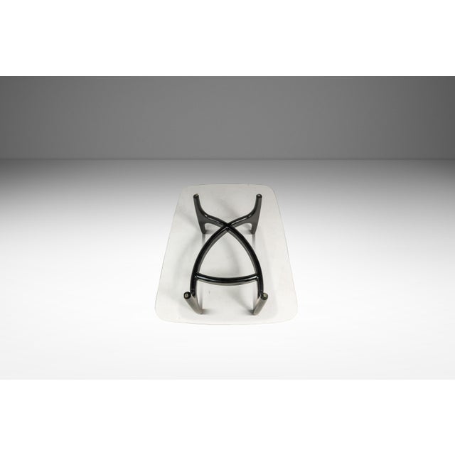 Wood Set of Two (2) MCM Sculptural Biomorphic Side Tables / End Tables After Adrian Pearsall for Craft Associates in Ebony, Usa, C. 1960s For Sale - Image 7 of 18